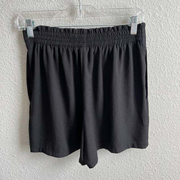 DR2 Daniel Rainn Black Pull On Waist Tie Shorts Women's S High Rise - Picture 3 of 5